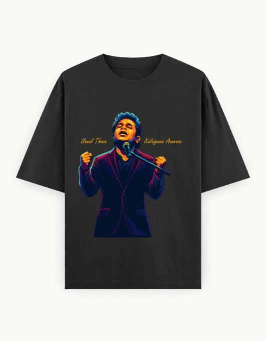 Kalaignan Aanenae t-shirt inspired by AR Rahman, perfect for ARR fans and AR Rahaman show lovers