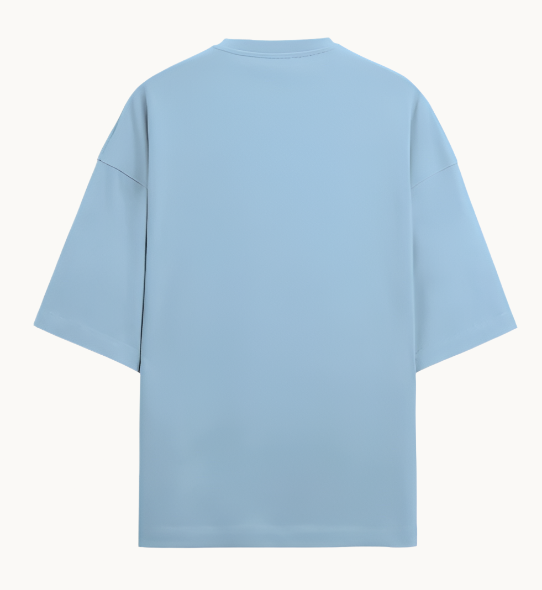 Solids:Ice Blue Baggy T-Shirt
