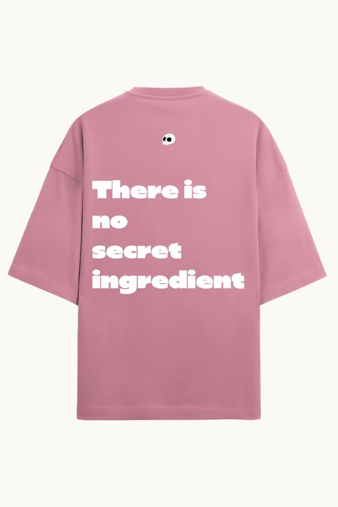 Back view of the Secret Ingredient  Tee, illustrating the relaxed fit and comfortable design. - SKULLMASK